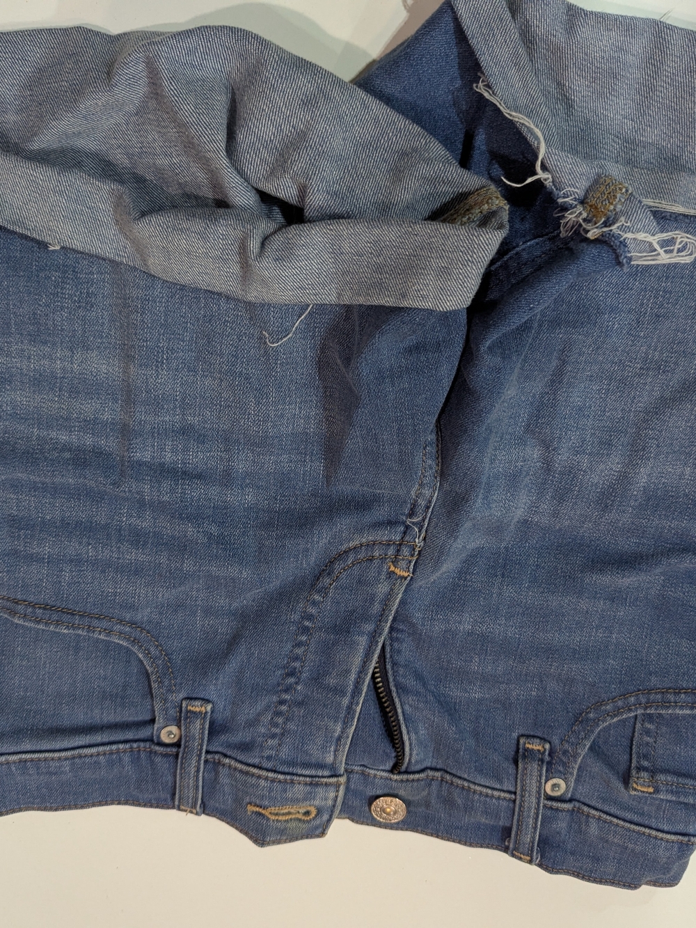 Classic Women's Blue Denim Jean Shorts